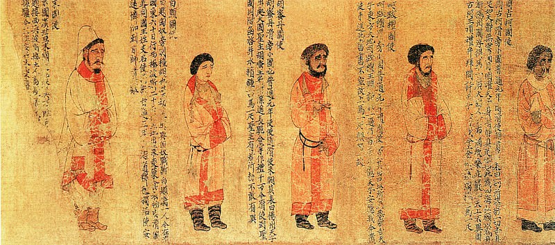 Xiao Yi. Chinese artists of the Middle Ages (萧绎 - 职贡图)