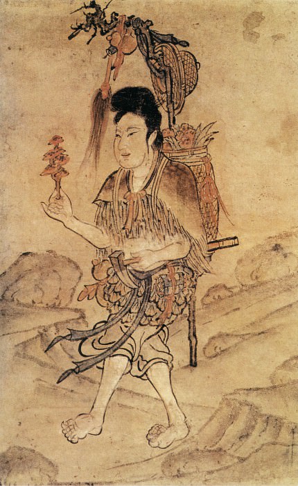 Unknown. Chinese artists of the Middle Ages (佚名 - 采药图)
