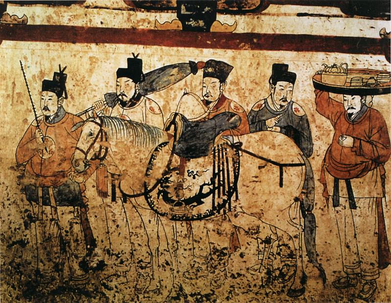 Unknown. Китайские художники средних веков (佚名 - 出行图)