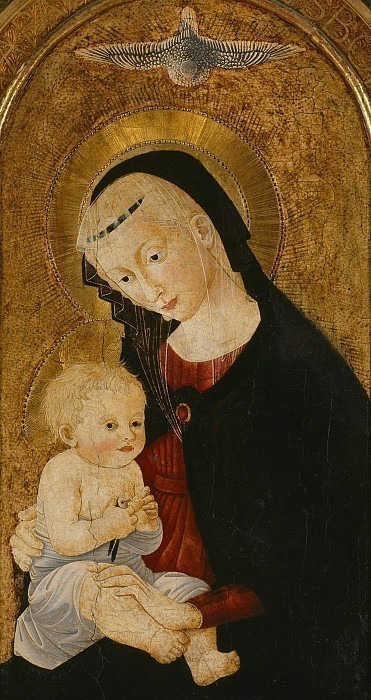 Богородица с младенцем. Неизвестные художники