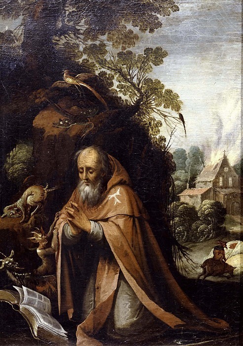 Temptations of Saint Anthony the Abbot. Unknown painters