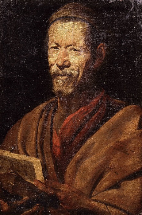 Portrait of elderly man. Unknown painters