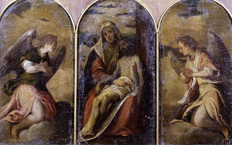Triptych of the Pieta. Unknown painters