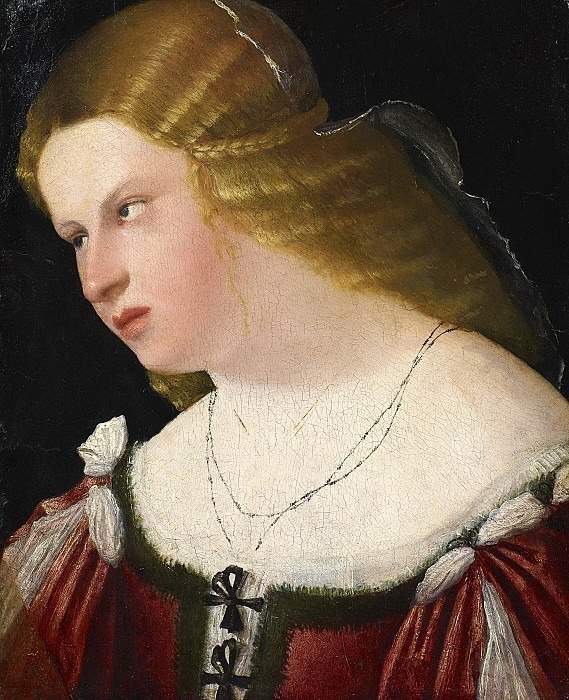 Female portrait. Unknown painters