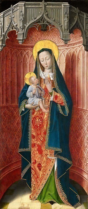 Панно с Главного алтаря чартерного дома Сент-Оноре, Тюизон-ле-Абвиль: Богородица с младенцем