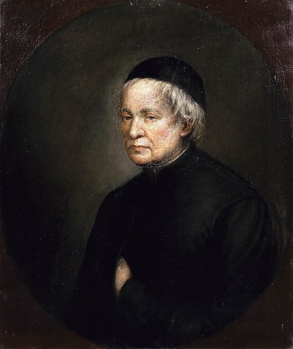 Portrait of a priest. Unknown painters