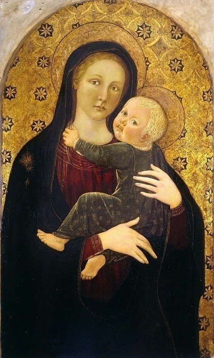 Неизвестный итальянский художник, 15 век – Богородица с младенцем. Неизвестные художники