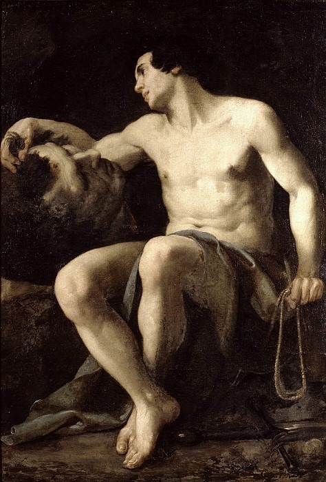 David with the head of Goliath. Unknown painters