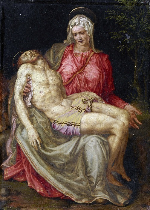 Pieta (after Michelangelo). Unknown painters