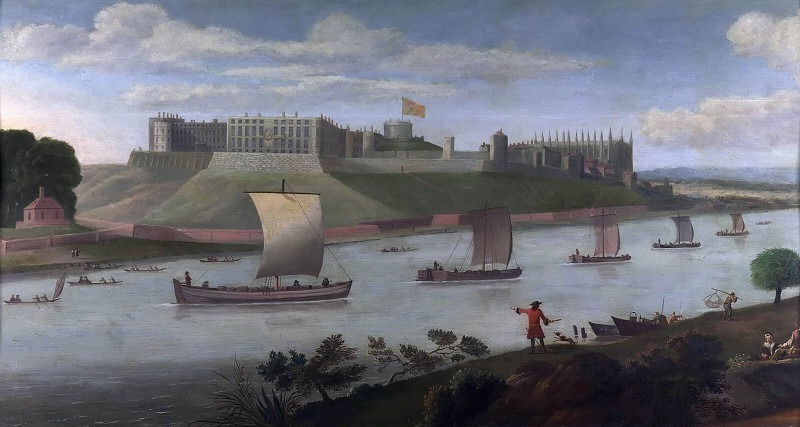 Windsor Castle from the Buckinghamshire Bank. Unknown painters