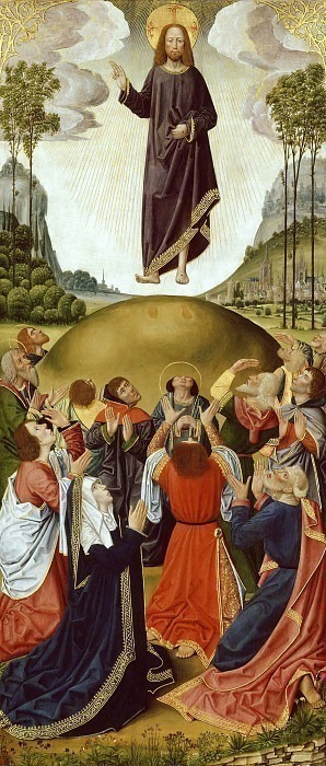 Altarpiece from Thuison-les-Abbeville: The Ascension. Unknown painters