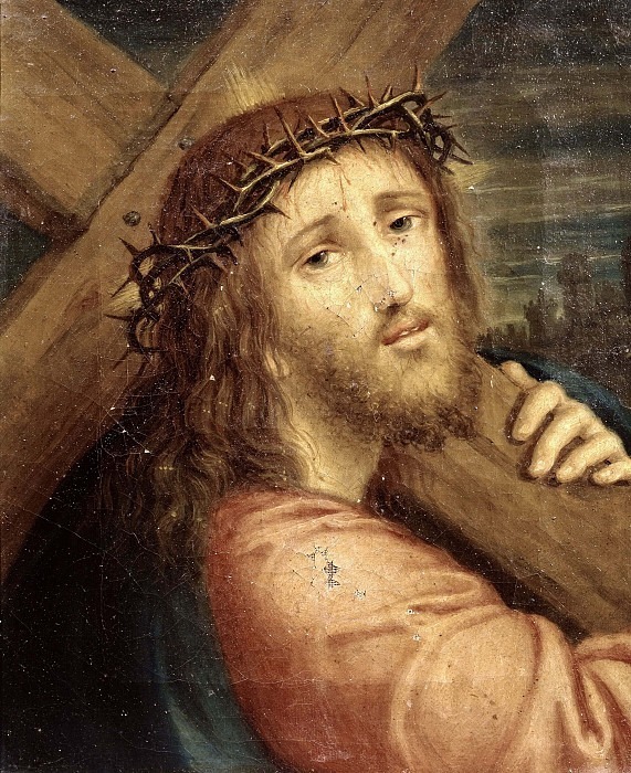 Christ carrying the cross. Unknown painters