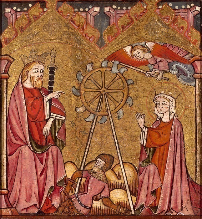 Святая Екатерина, освобождённая от колеса. Неизвестные художники