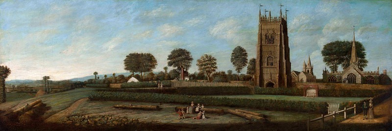 The Bell Tower of Evesham. Unknown painters