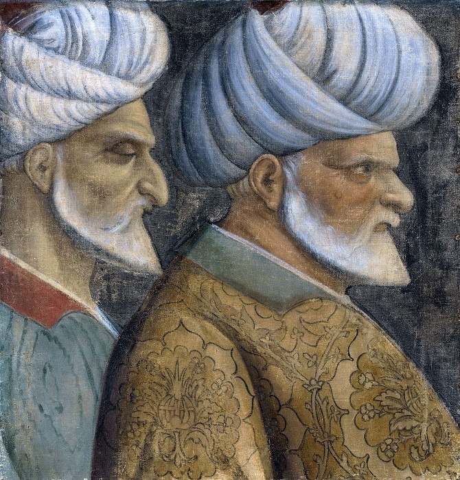 Sinan the Jew and Haireddin Barbarossa. Unknown painters