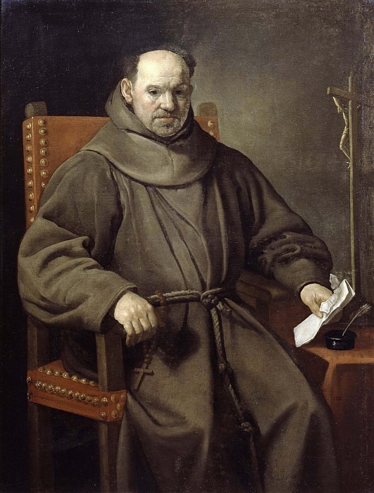 Францисканский монах. Неизвестные художники