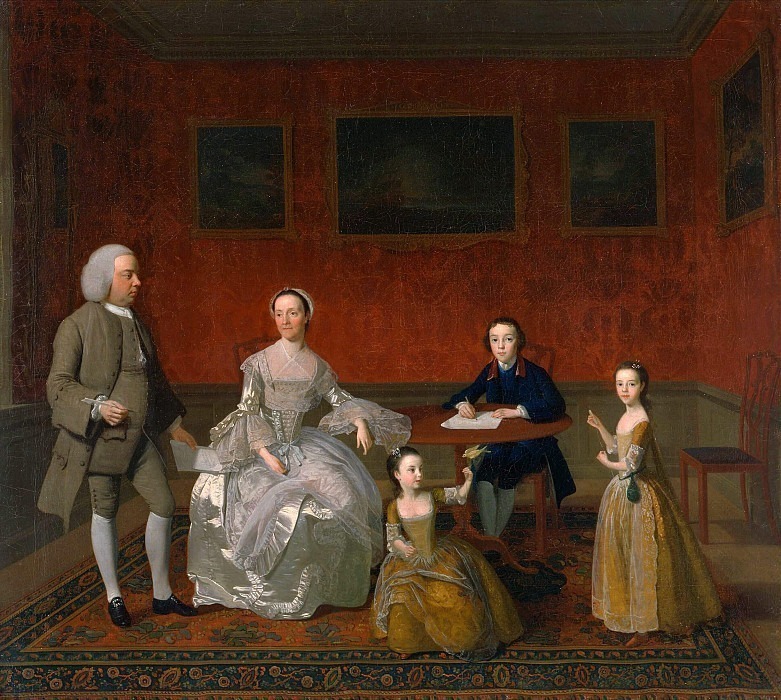 The Buckley-Boar Family. Unknown painters