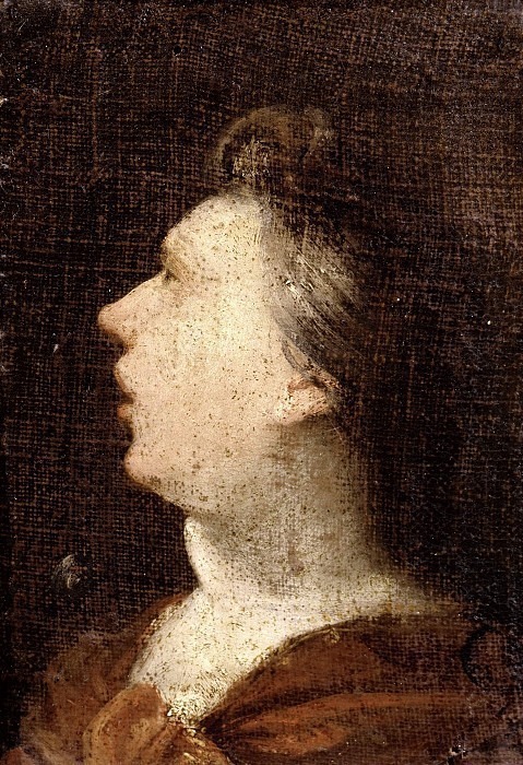 Head of a woman. Unknown painters