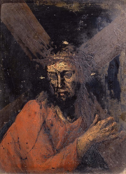 Christ carrying the cross. Unknown painters