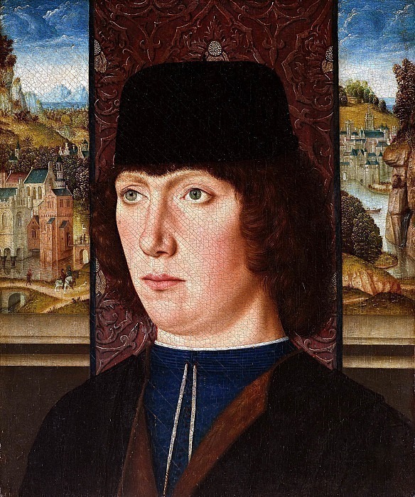 Master of Leggenda di Sant Orsola – Portrait of young man. Unknown painters