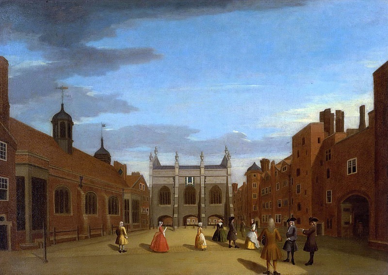 Lincoln’s Inn, the Chapel, and Old Hall, London. Unknown painters