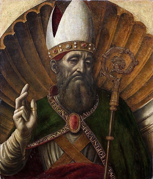 Master of Pala Sforzesca – St. Ambrose. Unknown painters