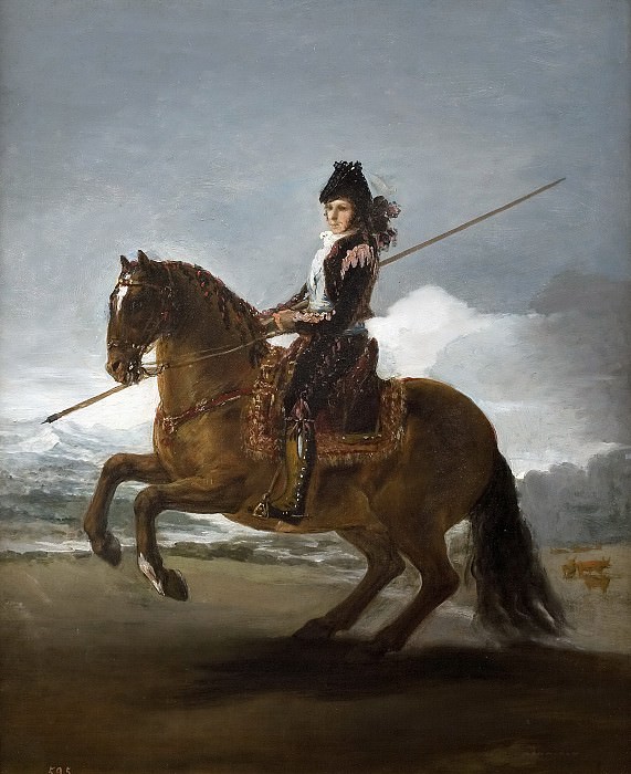 Goya y Lucientes, Francisco de -- Un garrochista. Part 2 Prado Museum