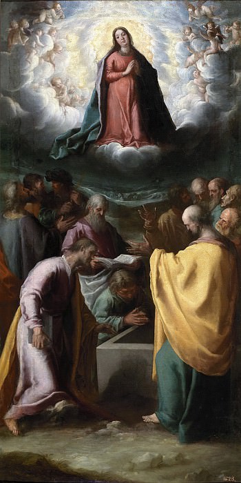 Cajés, Eugenio -- La Asunción de la Virgen. Part 2 Prado Museum