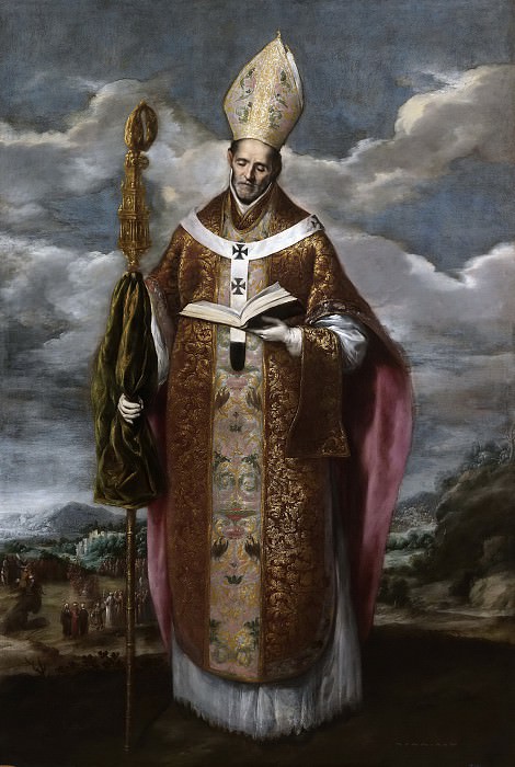 Anónimo (Copia de El Greco) -- San Basilio. Part 2 Prado Museum