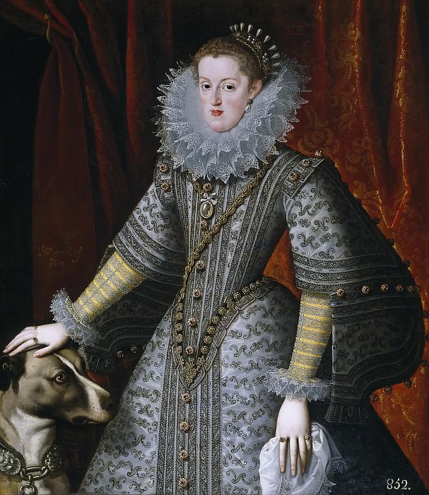 González, Bartolomé -- Margarita de Austria-Estiria, reina de España. Part 2 Prado Museum