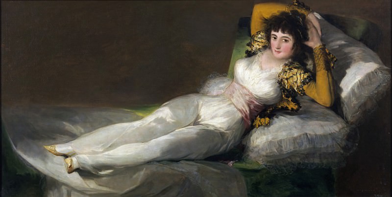 Goya y Lucientes, Francisco de -- La maja vestida. Part 2 Prado Museum