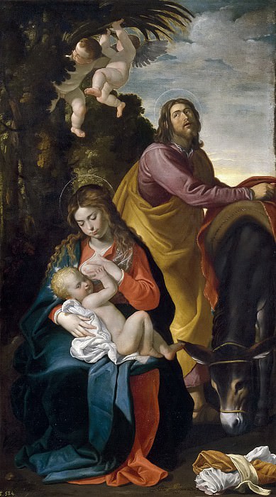 González, Bartolomé -- Descanso en la Huida a Egipto. Part 2 Prado Museum