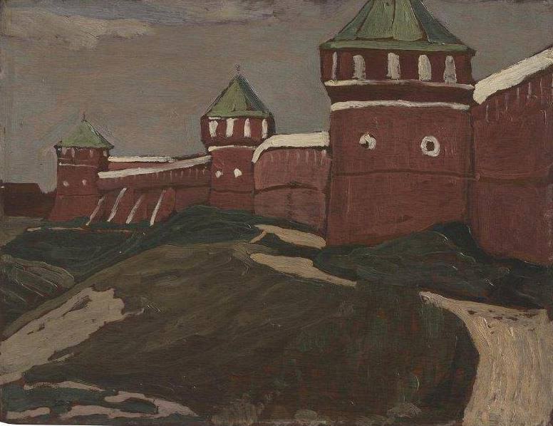 Suzdal. Walls Spassko Evfimieva convent. Roerich N.K. (Part 1)