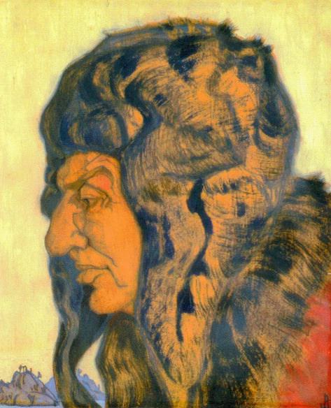 Finn head (Sketch). Roerich N.K. (Part 1)