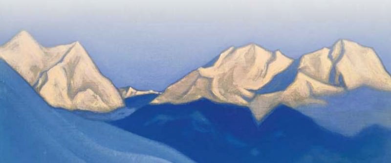 The Himalayas (Pink Peaks) # 23. Roerich N.K. (Part 6)