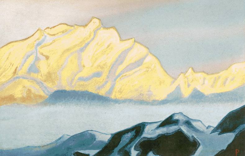 The Himalayas # 125 Overshot Lights. Roerich N.K. (Part 6)