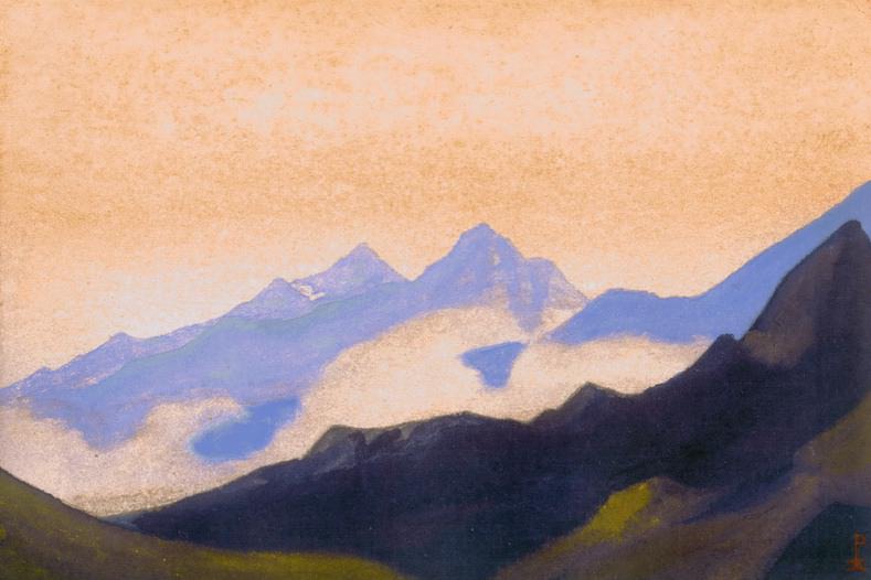 The Himalayas # 128 Morning Silence, Roerich N.K. (Part 6)
