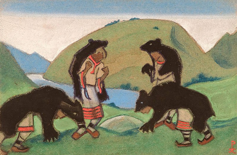 Elders in bearskins. Roerich N.K. (Part 6)