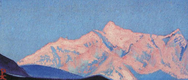 The Himalayas # 159 The Fiery Mountain. Roerich N.K. (Part 6)