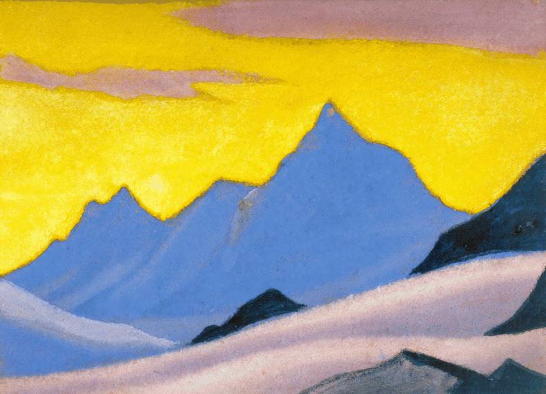 The Himalayas # 89 Transparency. Roerich N.K. (Part 6)