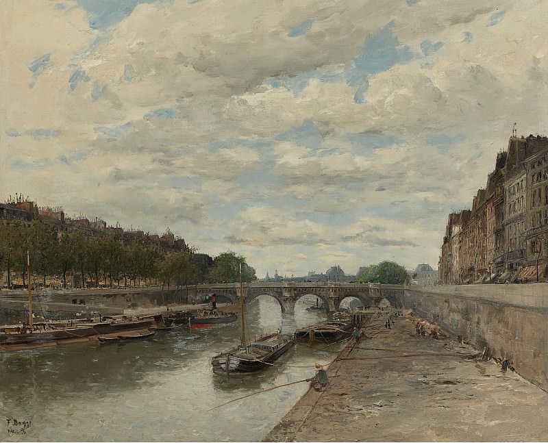 Frank Myers Boggs - Pont Neuf, 1896. Картины с аукционов Sotheby’s