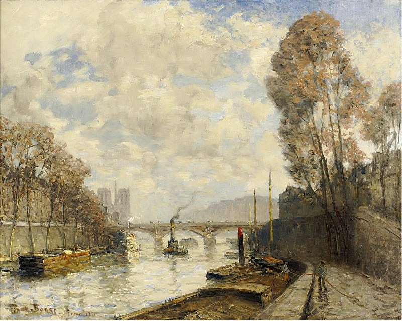 Frank Myers Boggs - The Bridge of St. Michel. Sotheby’s
