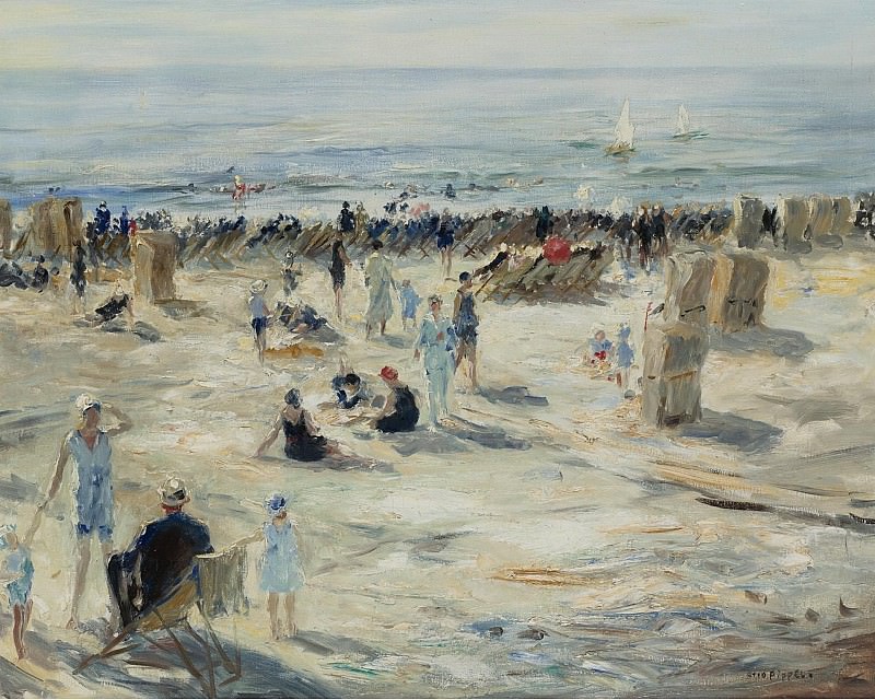 Otto Pippel - The Beach. Картины с аукционов Sotheby’s