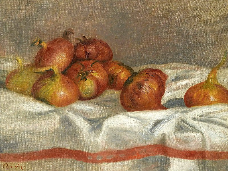 Pierre Auguste Renoir - Still Life with Onions and Tomatoes, 1912. Sotheby’s