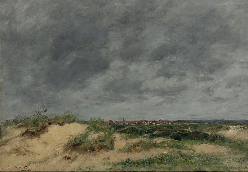 Eugene Boudin - The Dunes at Berck, 1886. Sotheby’s