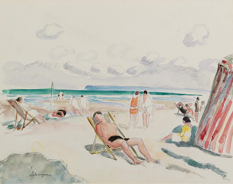 Henri Lebasque - The Beach. Sotheby’s
