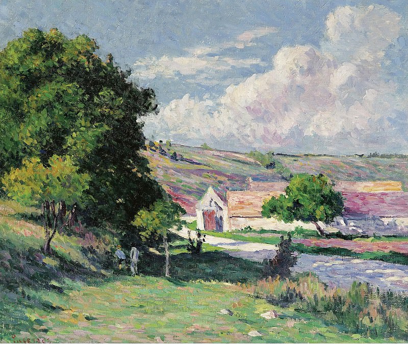 Люс, Максимильен - Moulineux, Nut-Trees, 1905. Картины с аукционов Sotheby’s