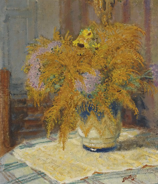 Pierre-Eugene Montezin - Bouquet of Flowers. Sotheby’s