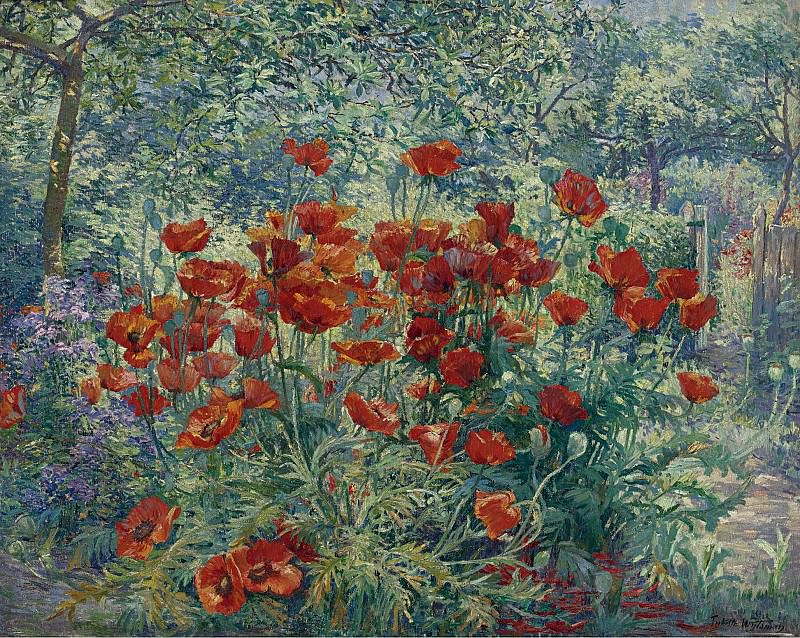 Juliette Wytsman - Flowers Garden. Картины с аукционов Sotheby’s