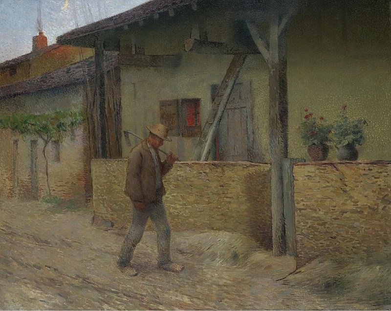 Henri Martin - Returning from Fields, 1890-96. Sotheby’s